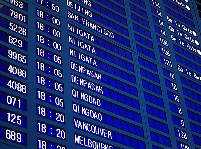 飞行情报栏运输时间表时间木板旅行蓝色旅游数据展示航班图片