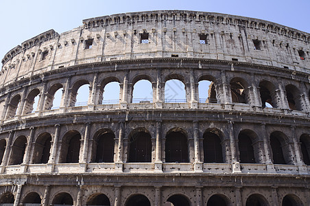 意大利罗马的巨集风景中心晴天竞技场世界遗产废墟文化遗产建筑街区都市图片