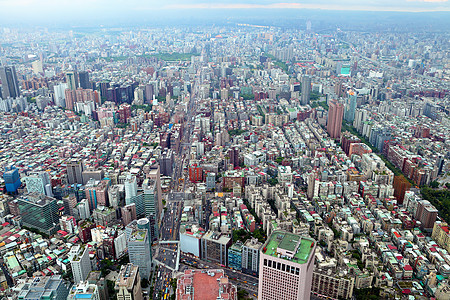 台北市市中心天空摩天大楼商业首都风景地标景观天际建筑图片