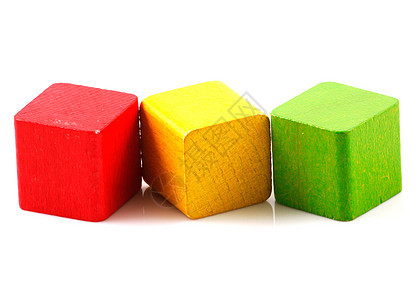 木制构件游戏玩具绿色长方形黄色闲暇童年红色蓝色喜悦图片