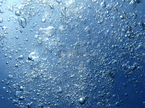 气泡背景水滴运动宏观呼吸海洋气体液体墙纸潜水蓝色图片