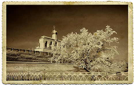 条件背景风化摄影乡愁回忆教会照片裂痕棕褐色正方形专辑图片