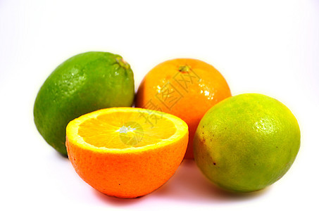 橙和柠檬食物叶子水果团体橙子图片