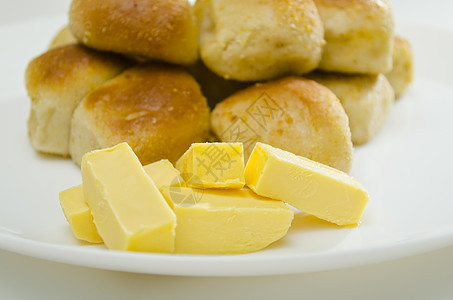 面包饼营养摄影食物包子糖类水平面包图片