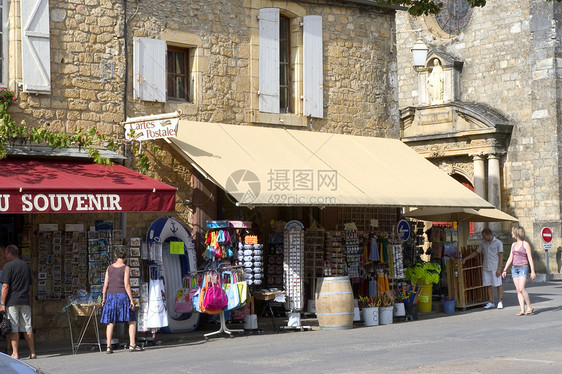 Souvenir 商店明信片街道旅游磨练古玩回忆休闲工具销售游客图片