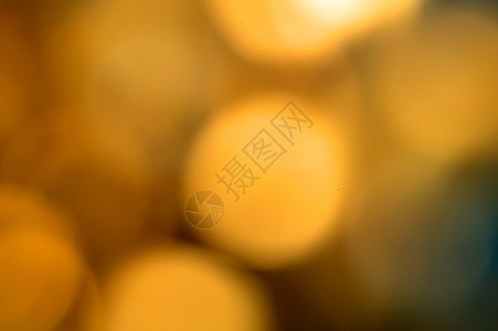 bokeh 背景装饰艺术气泡橙子插图风格黄色背景图片