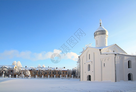 基督教正教教会气象仙境天空季节水晶天气气候阳光下雪冰柱图片