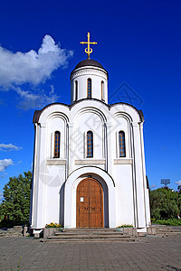 基督教正教教会天空旅行地标装饰旅游国家宗教历史天炉蓝色图片