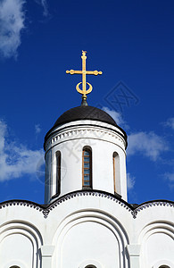 基督教正教教会宗教纪念碑地标假期国家大教堂旅游天空旅行装饰图片