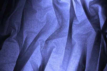 蓝色布面背景涟漪折叠丝绸褶皱织物隐藏装饰风格纺织品艺术图片