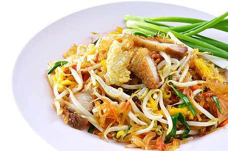 泰式泰国食品小吃美食蔬菜花生服务午餐柠檬食物市场豆芽图片