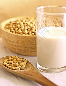 大豆奶食物玻璃豆类粮食饮食豆浆纤维杯子茶点种子图片