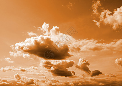 云云天空场景摄影自由风景天气阳光橙子日落正方形图片