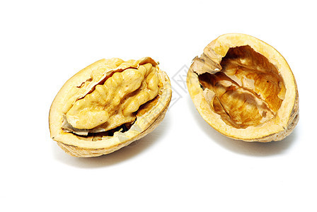 胡桃坚果核心脆皮饮食营养食物核桃季节性小吃棕色图片