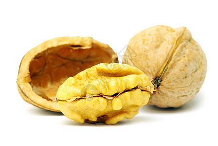 胡桃营养食物白色美食坚果季节性小吃棕色脆皮核桃图片
