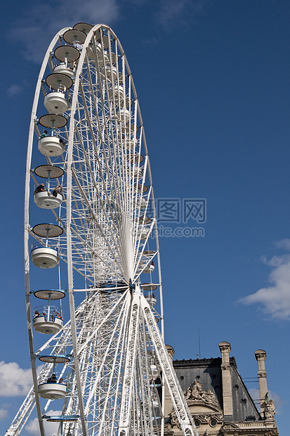 Ferris 轮式博物馆乐趣娱乐建筑花园车轮天空圆形摩天轮首都图片