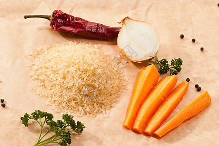 大米和蔬菜食品玉米爬坡胡椒烹饪食物香菜粮食种子洋葱图片