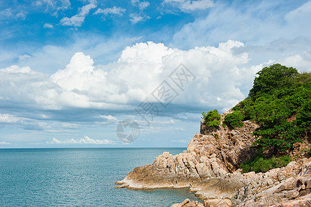 热带热带海滩情调石头岩石海洋假期旅游旅行海岸线狼狗冲浪图片