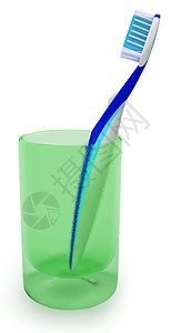 牙刷美容预防杯子口腔护理蓝色生活方式卫生条纹化妆品图片