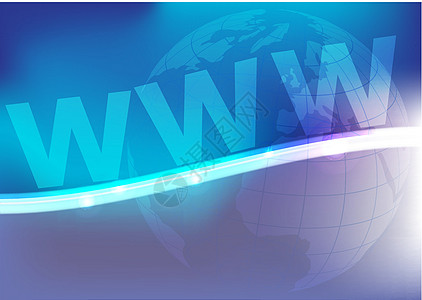 技术背景网络互联网行星世界概念蓝色电脑插图纤维光学图片