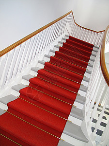 红地毯红色脚步名声楼梯大厅奢华背景图片