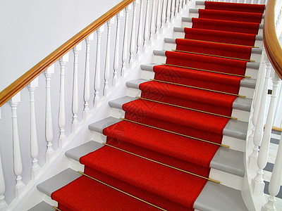 红地毯奢华红色脚步楼梯大厅名声背景图片