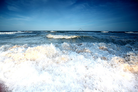 海洋享受假期晴天游客旅游太阳海景热带海岸地平线图片