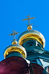 乌斯彭斯基大教堂遗产晴天城市圆顶教会红色宗教建筑地标图片