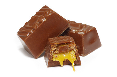 巧克力奶糖美食可可小吃牛奶奶油棕色甜点中心宏观图片