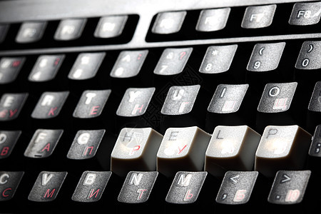 键盘帮助键电子邮件界面数字塑料高科技电子按钮工具灰色中风图片