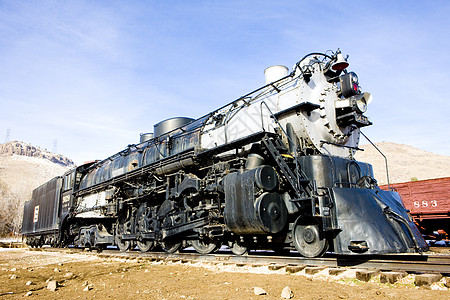 美国科罗拉多铁路博物馆的干机车铁路运输铁路博物馆旅行蒸汽世界外观运输位置图片