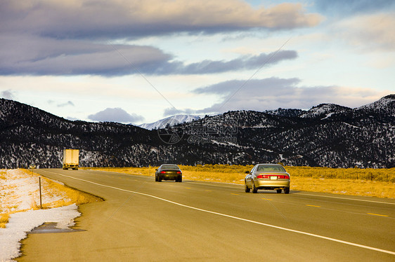 美国科罗拉多州公路运输货车货物卡车车辆位置旅行汽车世界外观图片