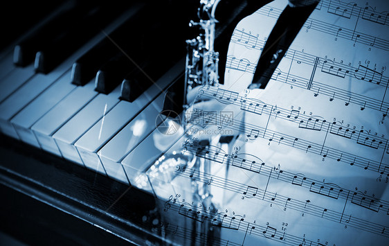 爵士乐乐谱坡度旋律音乐家萨克斯管乐曲作品音乐萨克斯笔记图片