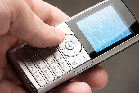现代手机银色蓝色技术短信灰色白色电子产品屏幕蓝牙字母图片