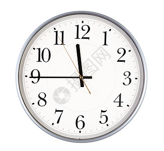 办公时钟钟表时间小时白色指针商业办公室图片