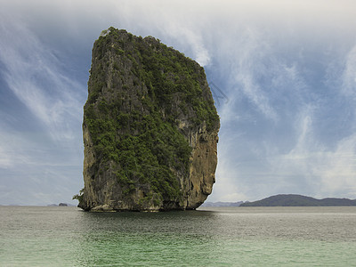 泰国植被和海洋的颜色 10植物群情调热带爬坡侵蚀异国旅游戏剧性天空巡航图片