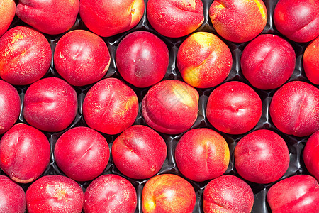 内泌饮食营养水果油桃市场黄色红色食物收获图片