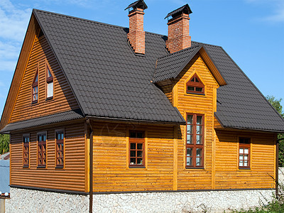 房屋墙壁框架住宅财产小木屋木材建筑学建造日志木头建筑图片
