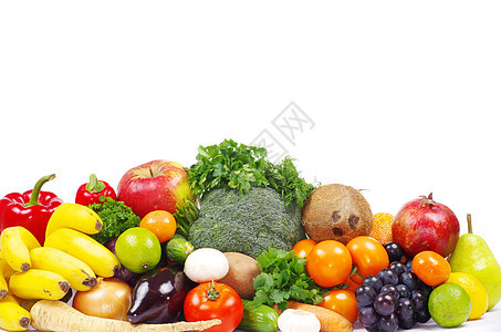 蔬菜和水果胡椒生产土豆洋葱椰子橙子市场食物营养茄子图片