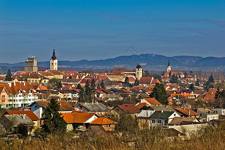Krizevci全景城市风景历史城镇图片