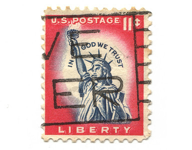 美国自由组织发行的遗废邮票图片