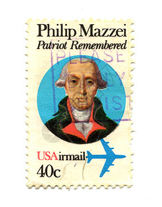 美国40美分的旧邮票图片