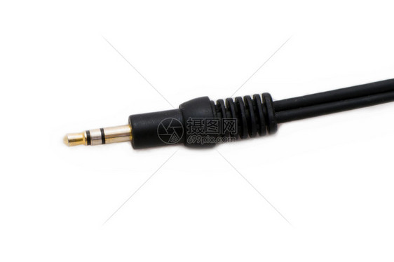 互连耳机电缆黑色宏观立体声体积技术音乐播放器麦克风电子产品岩石图片