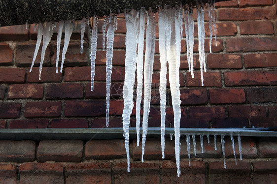 冰柱气候房子天气水晶季节窗户危险蓝色太阳宏观图片