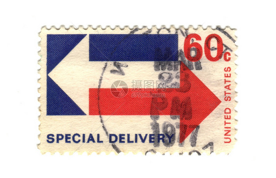 美国特别送货处的遗废邮票图片