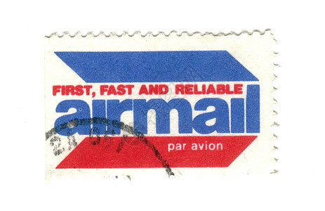 美国航空邮局的旧邮票邮戳自由邮件邮差邮政收藏品雕像邮资集电极图片