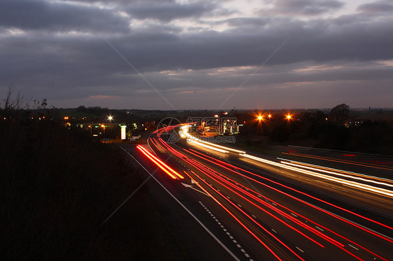 高速公路灯光路图片