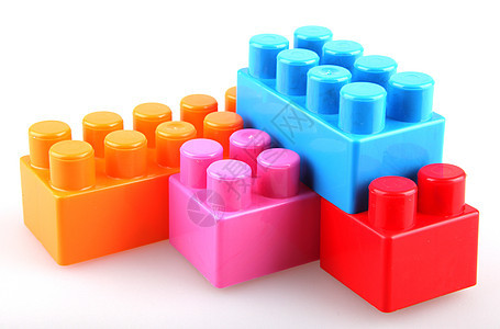 塑料构件童年黄色玩具水平闲暇团体绿色立方体孩子教育图片