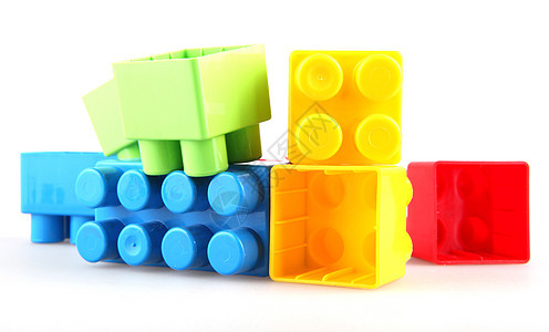 塑料构件水平玩具蓝色建造团体学习乐趣孩子童年建筑图片