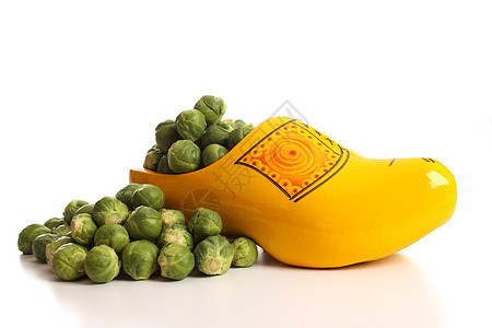 布鲁塞尔芽木屐蔬菜白色国家豆芽传统工艺黄色食物纪念品图片